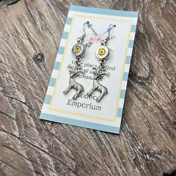Handmade Jewelry - Bullet Dangly Cowgirl Collection Earrings